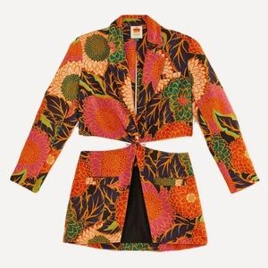FARM Rio Multicolor Floral Blazer